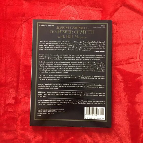 The Power of Myth Bill Moyers Joseph Campbell 1988 Paperback Book - Picture 3 of 9